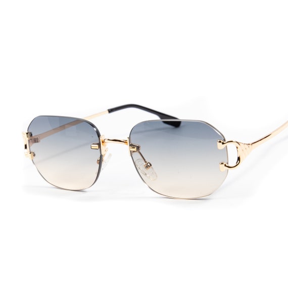 chanel rimless sunglasses dhgate