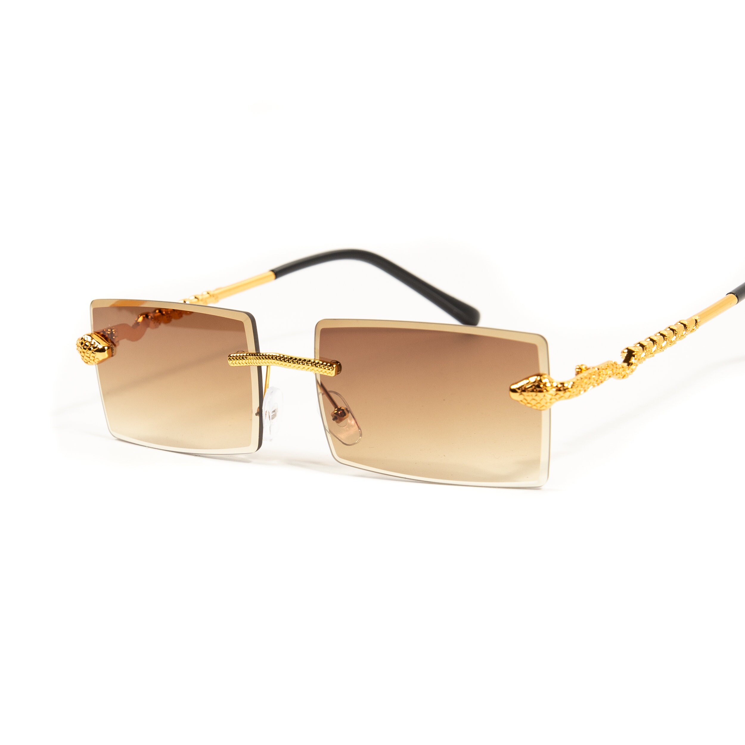 Men Clear Tinted Lens Eye Glasses Cristal Diamond Migos Shades Sunglasses