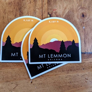 Mount Lemmon Vinyl Sticker