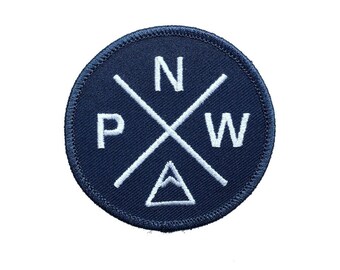 Pacific Northwest Patch PNW Patch Iron-on Patch Wander More