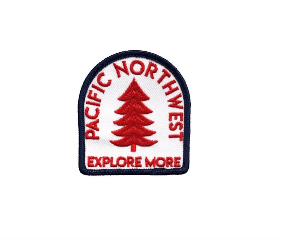 Pacific Northwest Patch PNW Patch Iron-on Patch Wander More