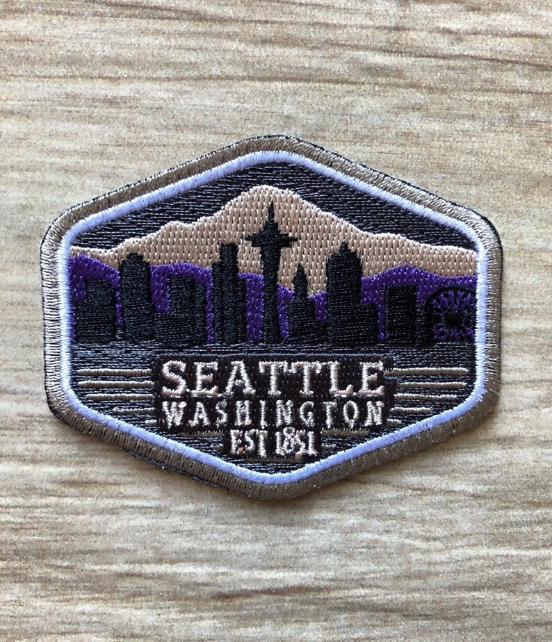 Seattle Patch PNW Patch Pacific Northwest Patchwashington Etsy