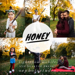 Mobile and Desktop Lightroom Preset HONEY