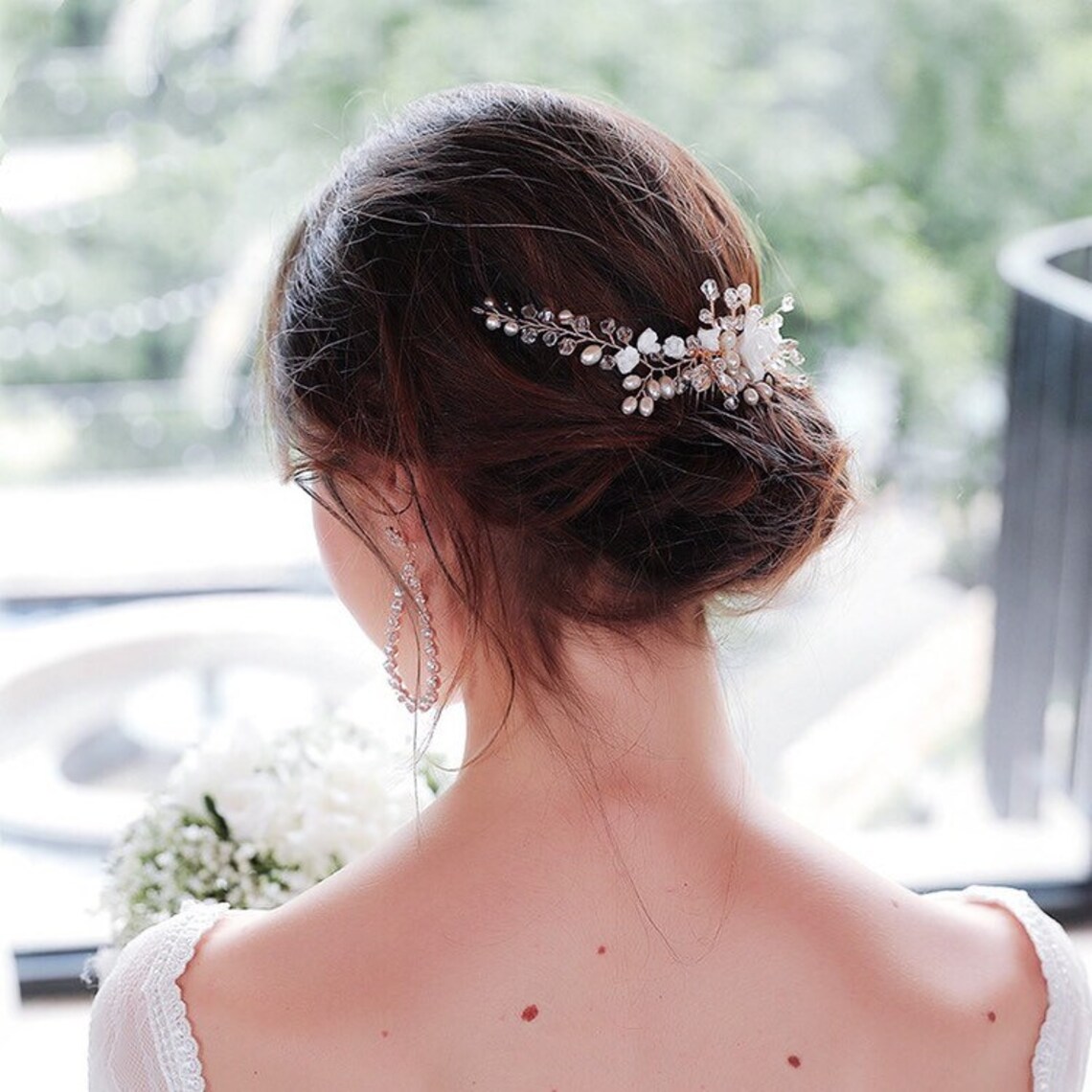 jeweled wedding headpiece