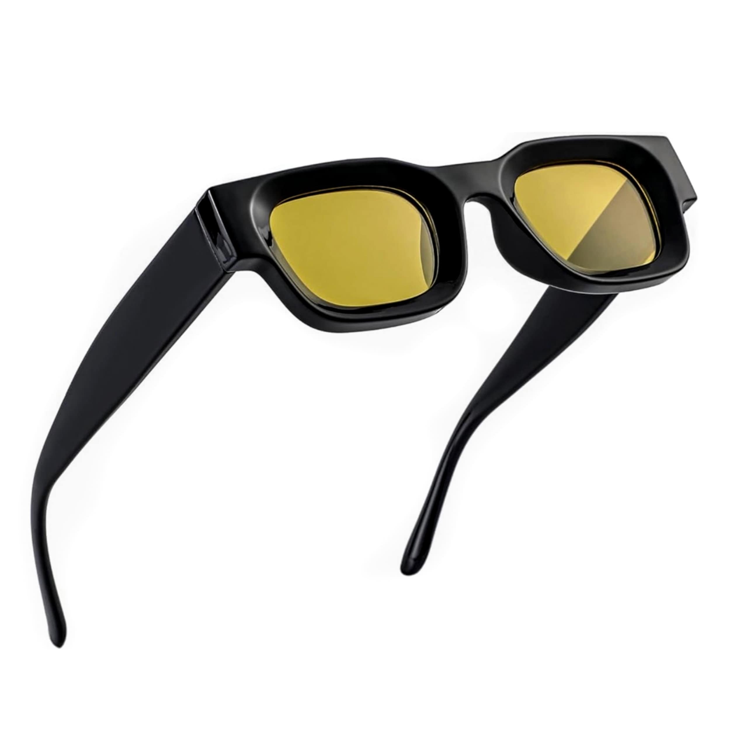 Large Men's Dark Black Tint Top Quality Men's Hip Hop Sunglasses