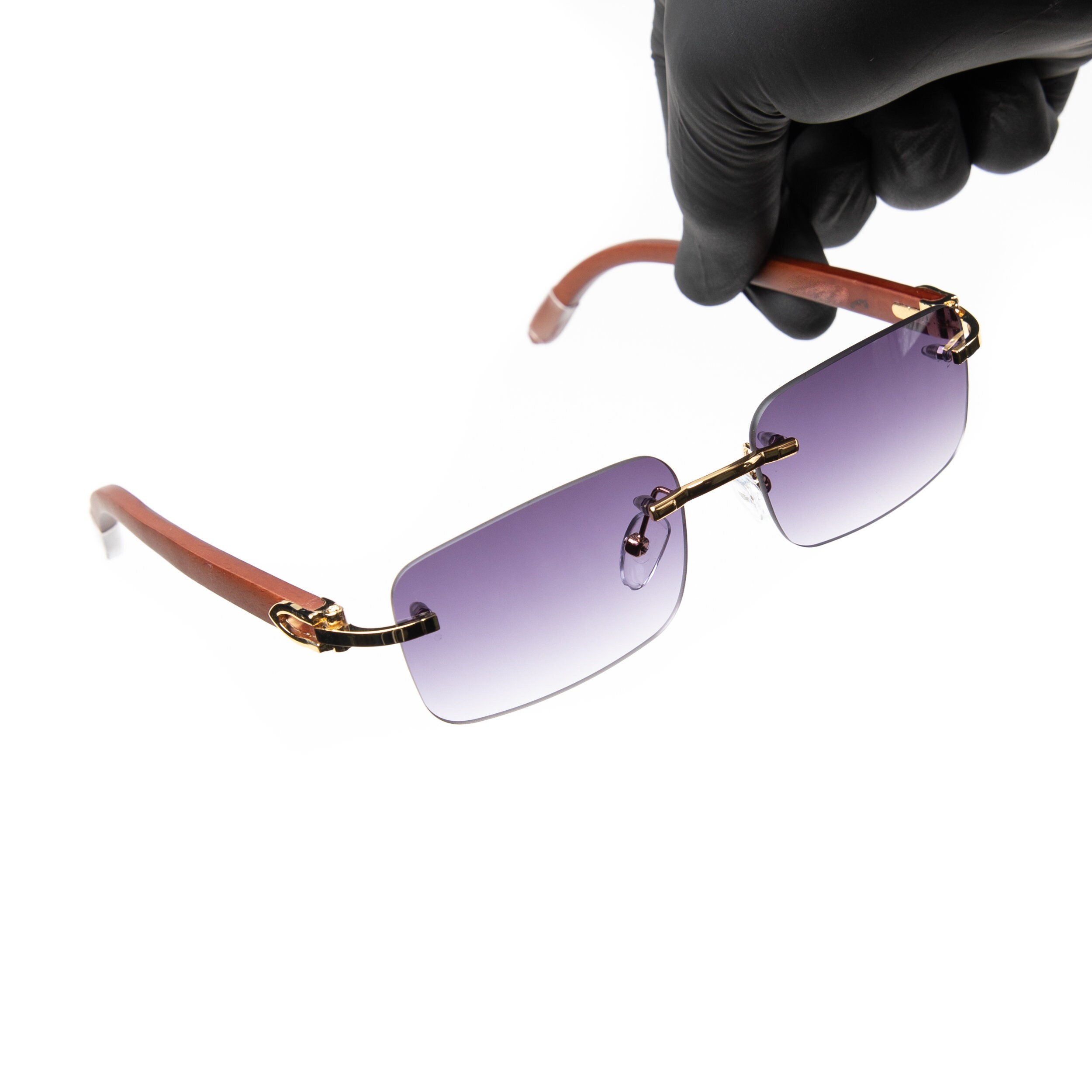 Cartier glasses blue tint sale