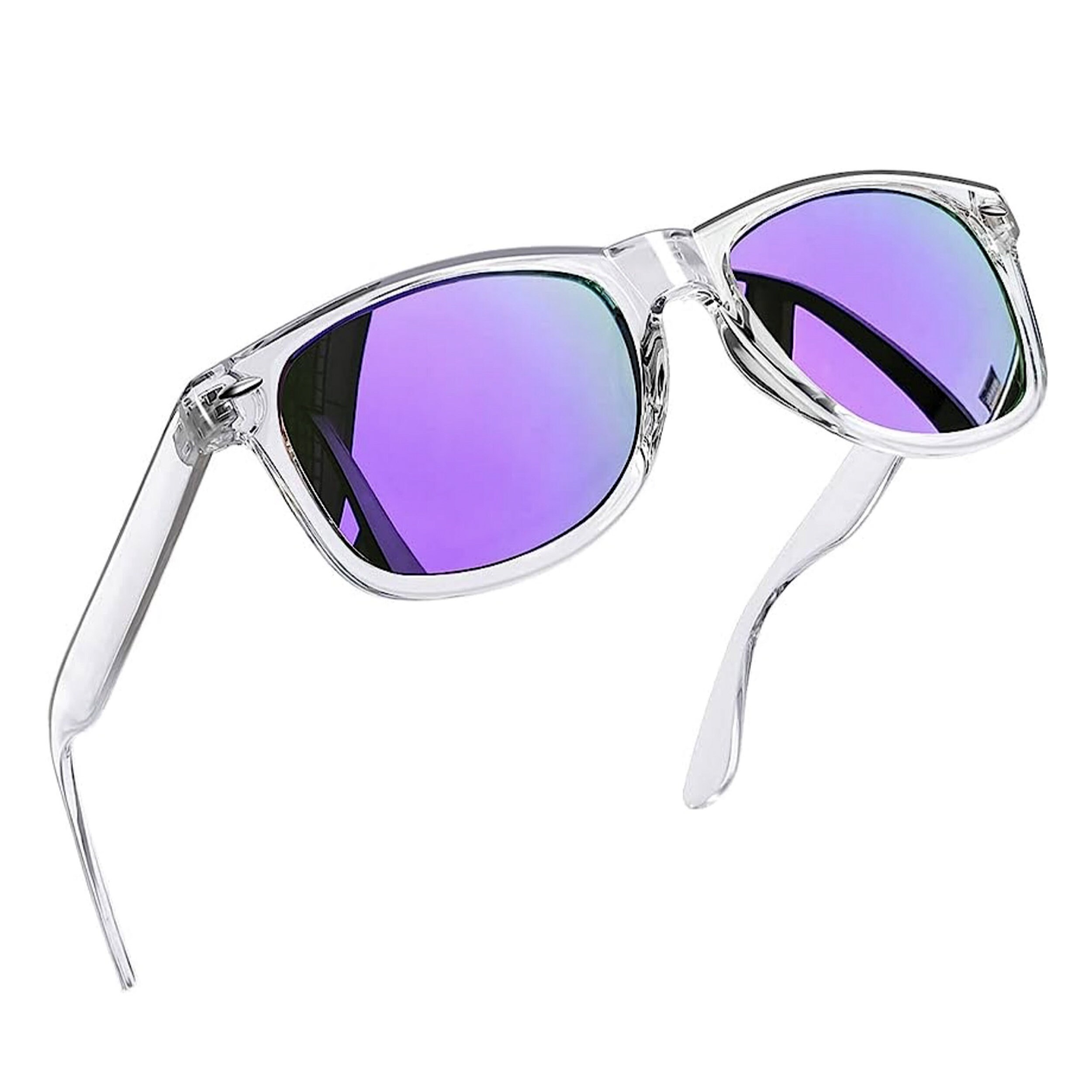 Chanel 5020 C576 Purple Lilac Black Frame Purple Lens Sunglasses Italy  54-18-125