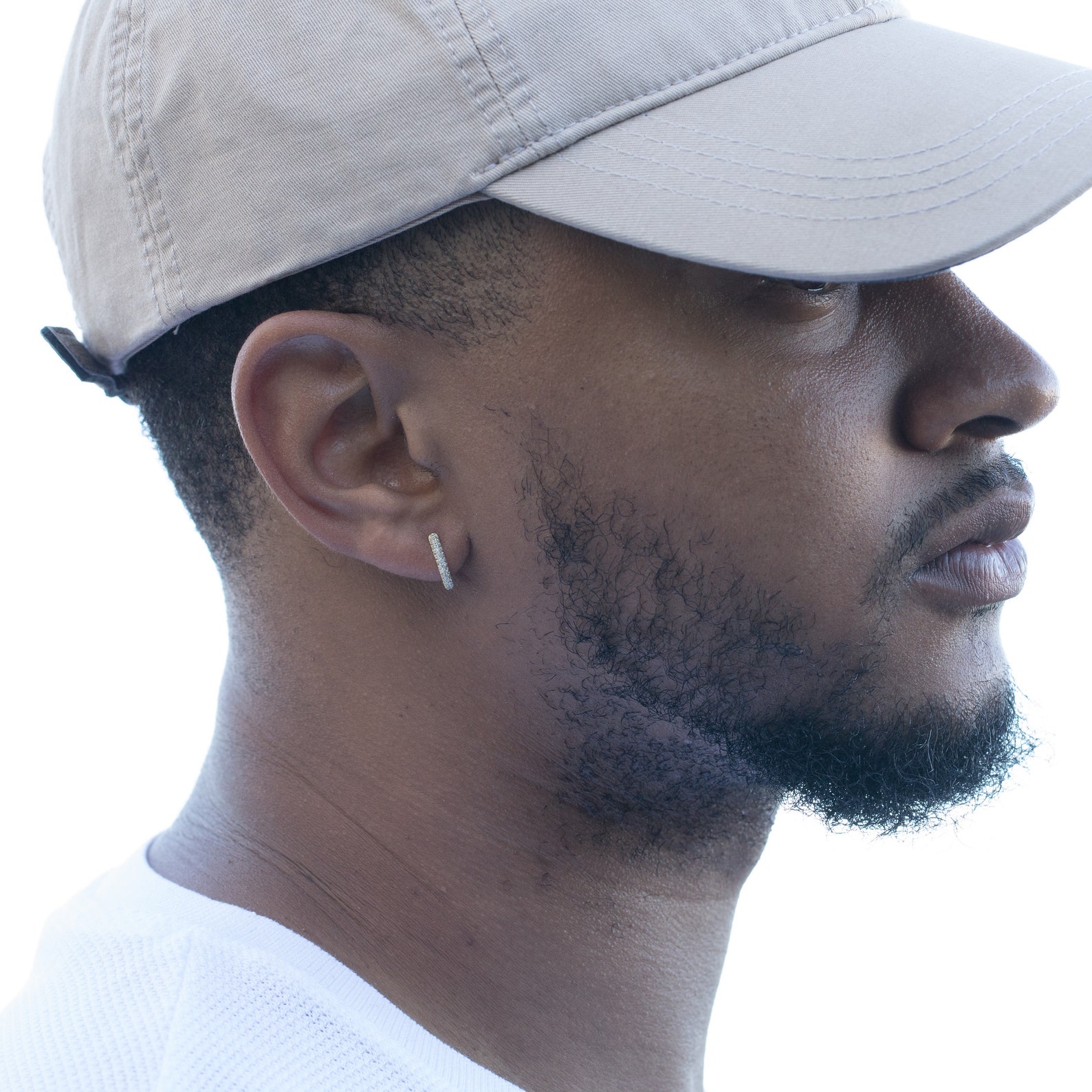 Pendientes de oro de primera calidad de los hombres plata de Etsy