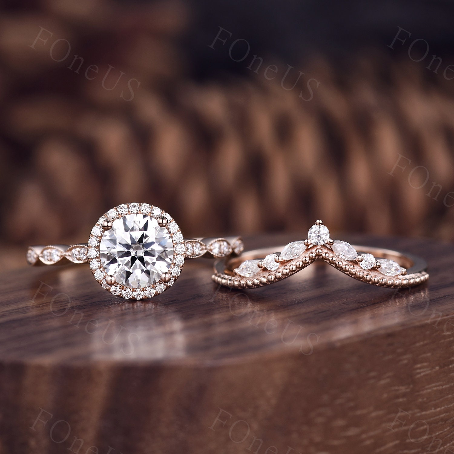 MAIDEN R-167 リング お箱なし Bezel Marquise Moissanite Engagement Ring - 1.50 CT | Eternate