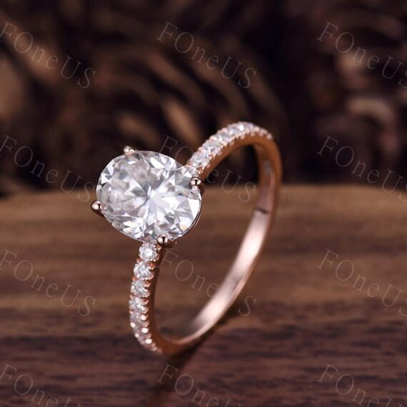 Diamant Moissanite 1.5 Ct EF - Certificat GRA, Inscription Laser, Rond, Neuf Avec étiquettes