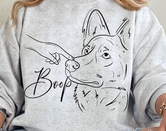 Custom Dog Breeds Crew Neck Sweatshirt, Dog Mom Gift