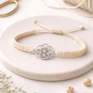 Makramee Armband DIY Set | 2 oder 4 Armbänder knüpfen | Anfänger Set mit Anleitung | Freundschaftsarmband selber machen | Geschenkidee