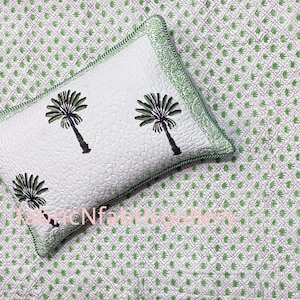 Indian Jaipuri Block Print Quilt Printed Reversible Razai Cotton Handmade Floral Quilt Jaipuri Razai, Bedspread Comforter