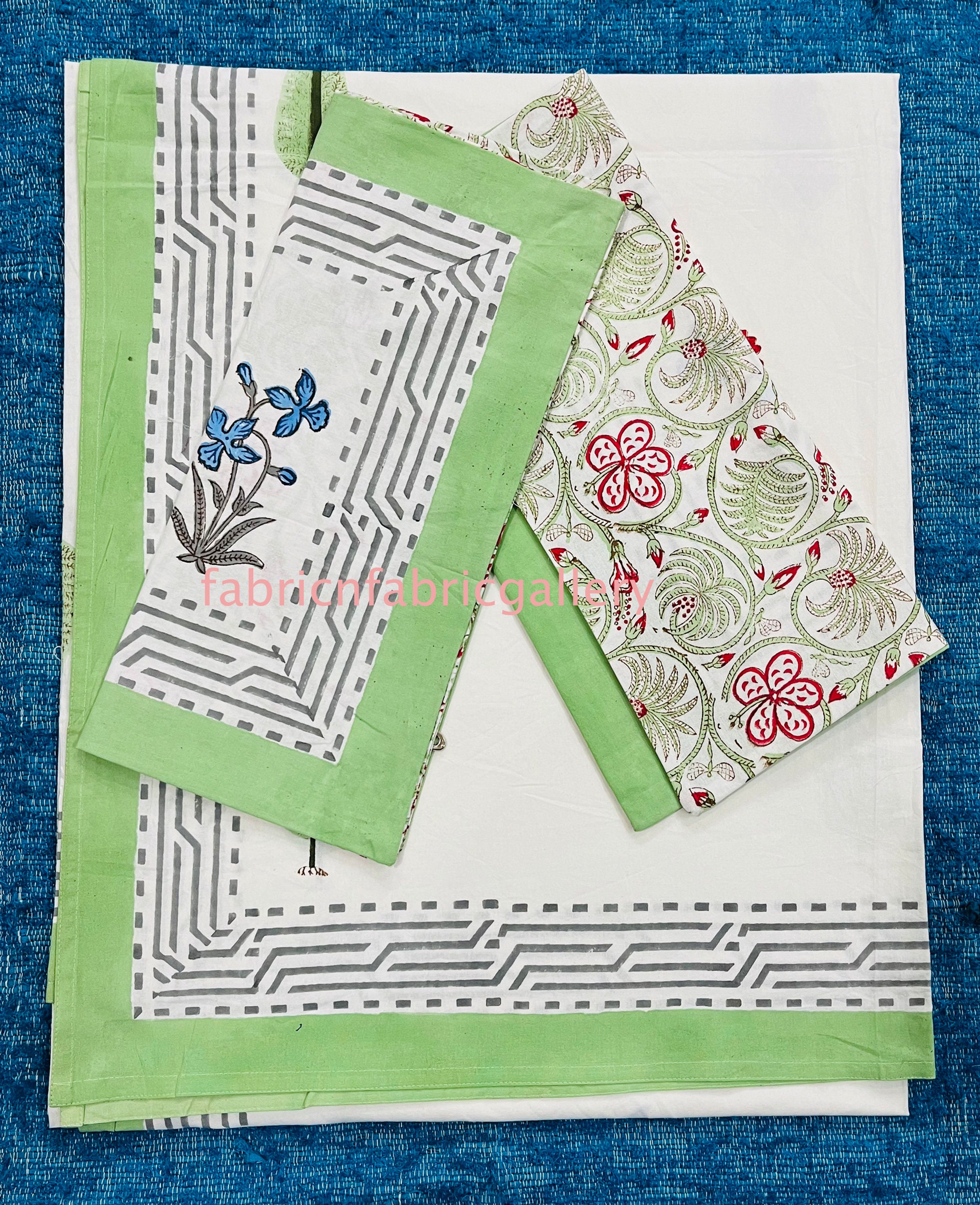 Vegetable Dyes and Natural Colors Made in Jaipur Block Print Bedding