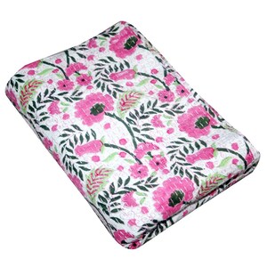 Handmade Block Print Bed Cover Hand Block Print Bed Cover New Twin Size Bed Sheet Sofa Cover