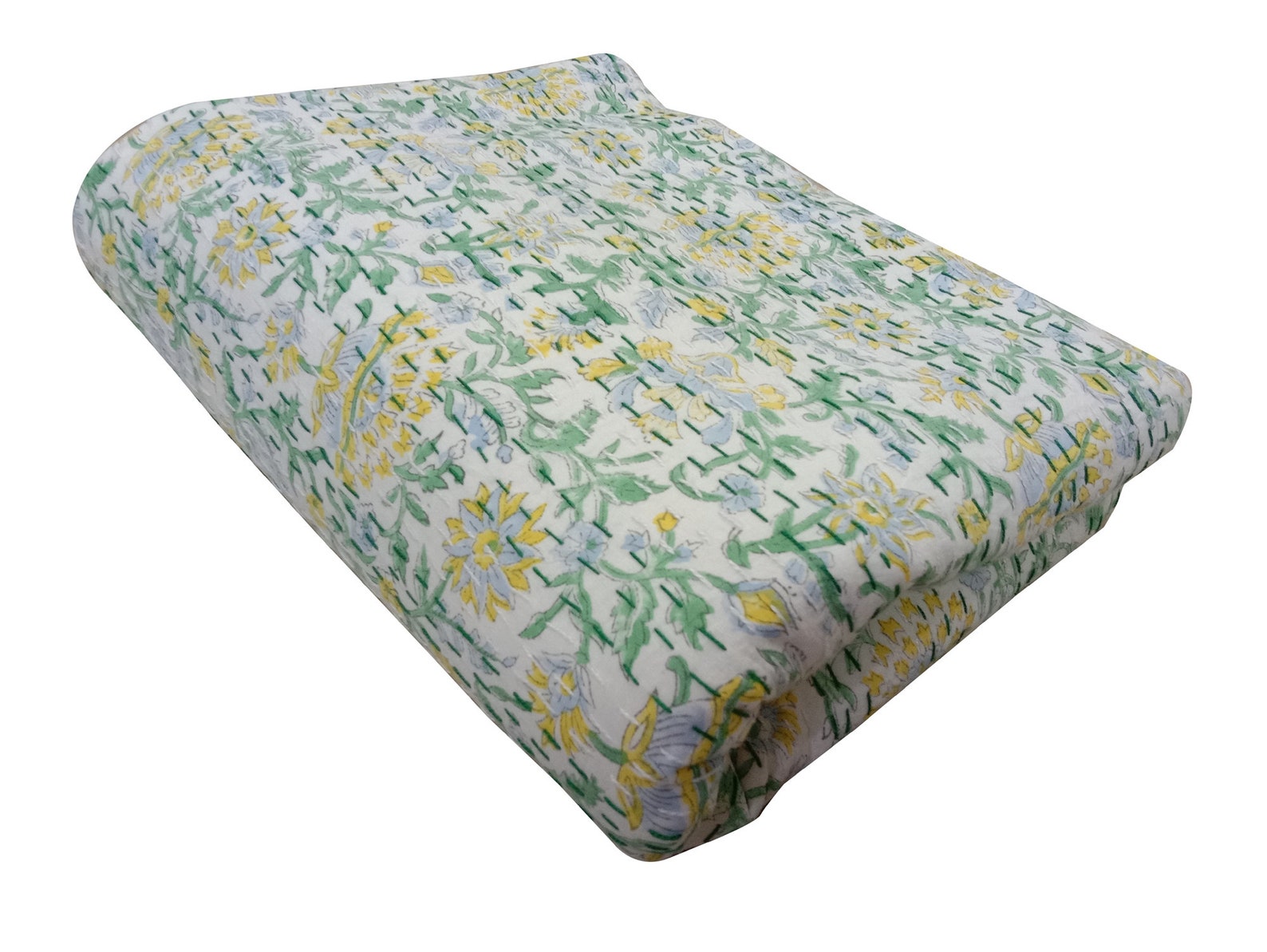 Hand Block Print Bed Cover Handmade Cotton Print Bed Sheet Etsy