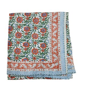 New Indian Pattern Kantha Throw handblock print kantha quilt brown kantha quilt vintage Kantha Bedspread Kantha Bedcover