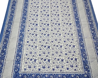 New Indian  Handmade Cotton Table Cloth Hand block Print Table Mat