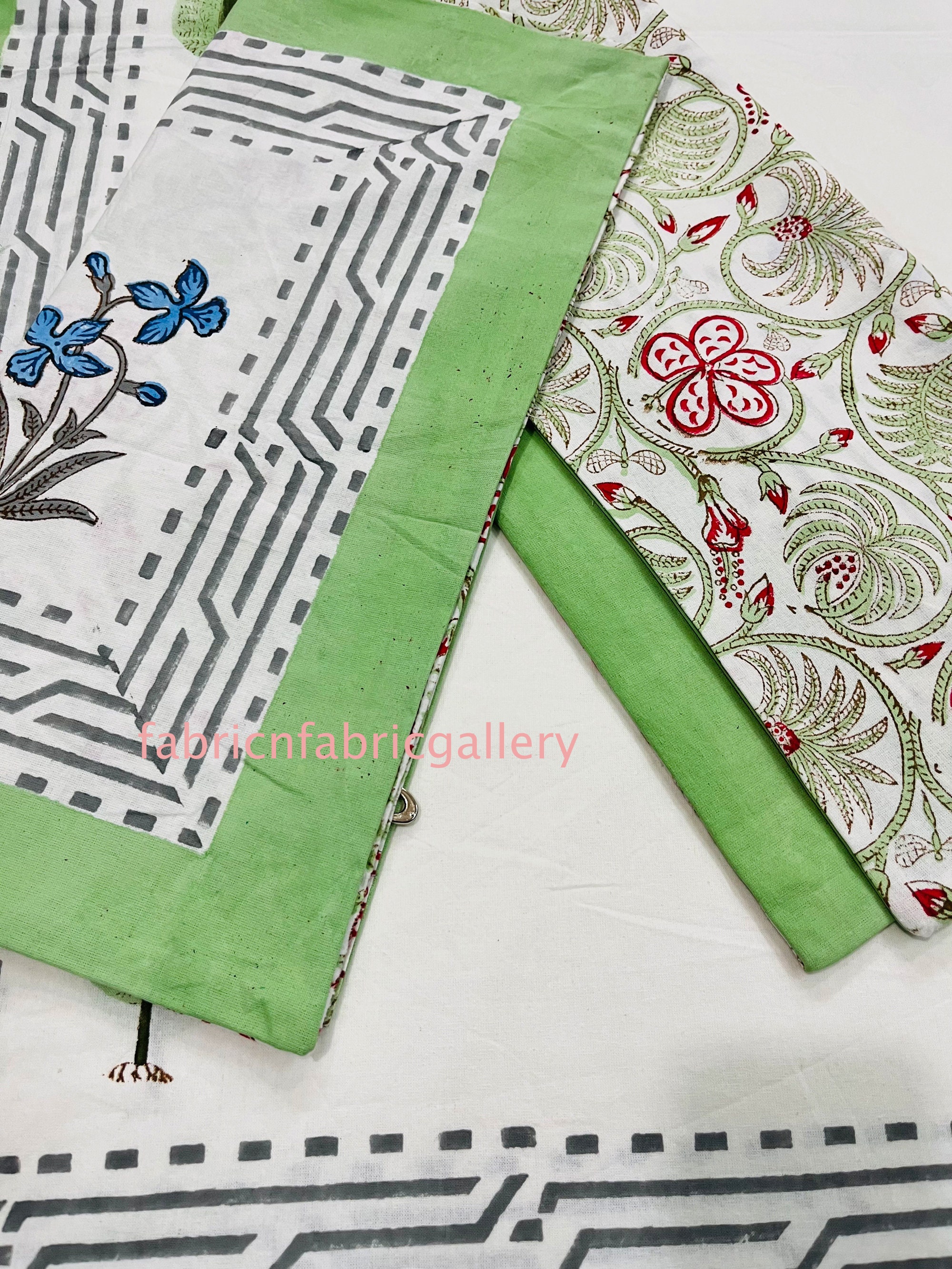 Vegetable Dyes and Natural Colors Made in Jaipur Block Print Bedding