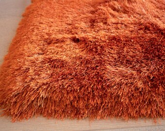 Orange Rug Etsy