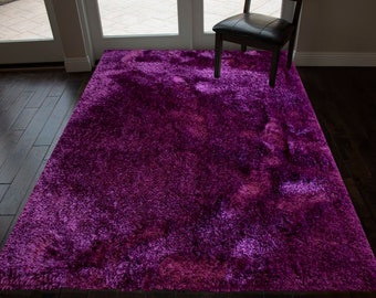 Grindstone Purple Area Rug Personalized Super Soft Carpet Decorator Floor Rug Carpets 84 x 60 inch 