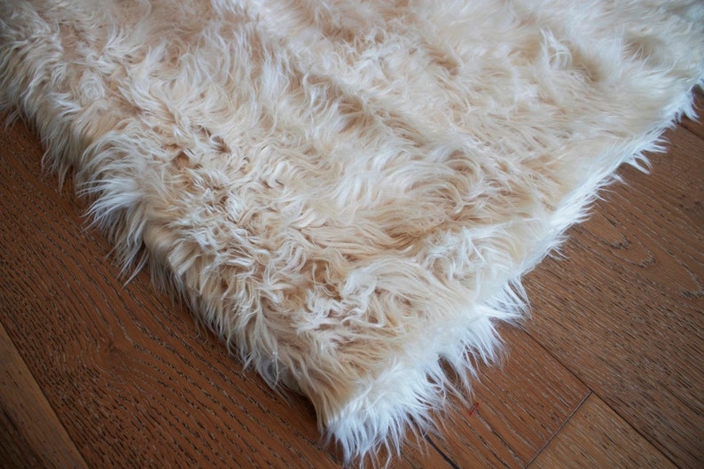 5x7 ft Sheepskin Ultra Soft Shag Rug Faux Fur SheepHide Skin Etsy