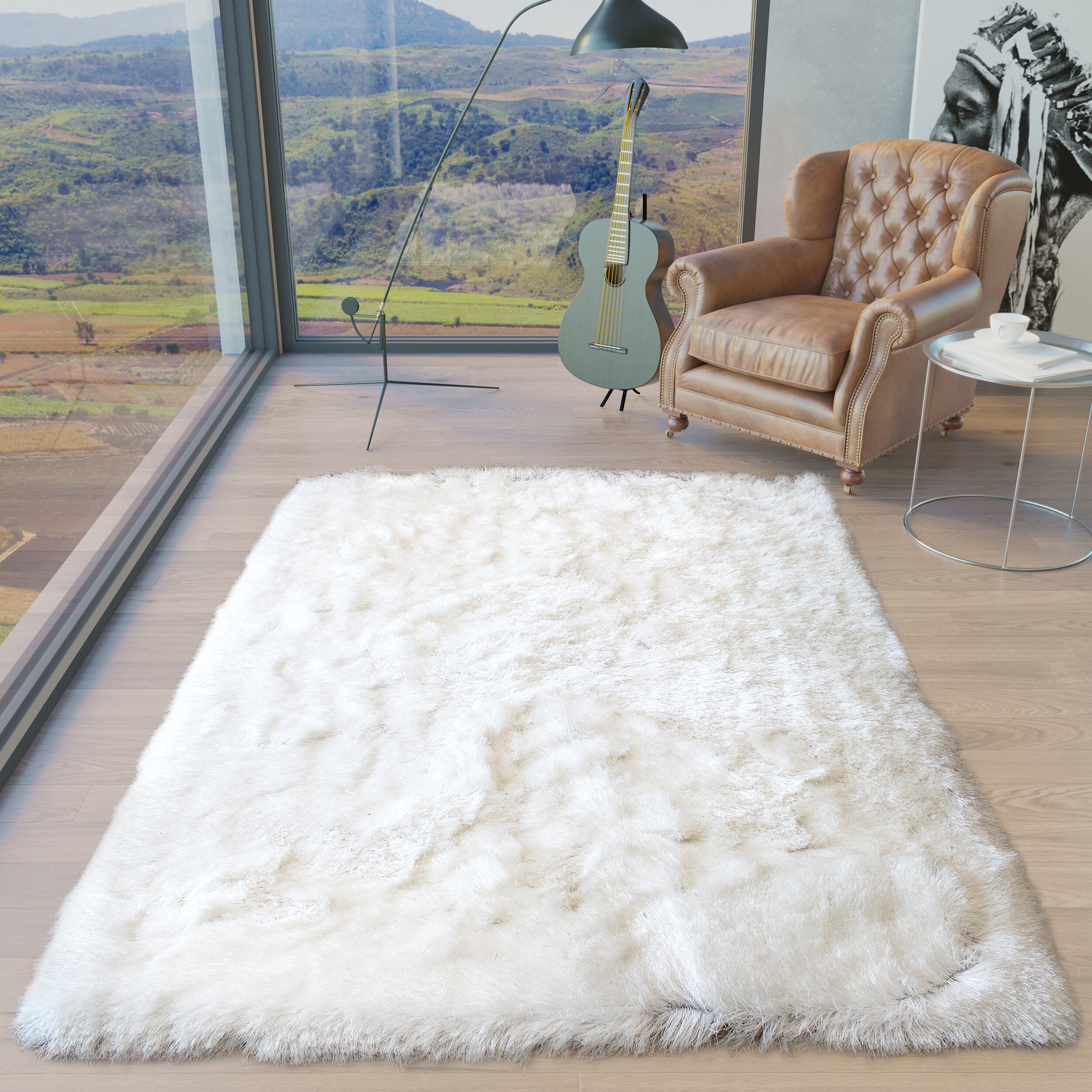 Home & Living No rug pad required Ultraplush 3 organic shag pile Ultra