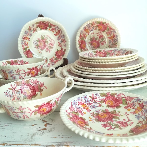 Spode's Aster | Vintage Dish Set | Sold Separately | Floral Dishes | Collectible Plates | Copeland Dish Set | England | Spode Plates