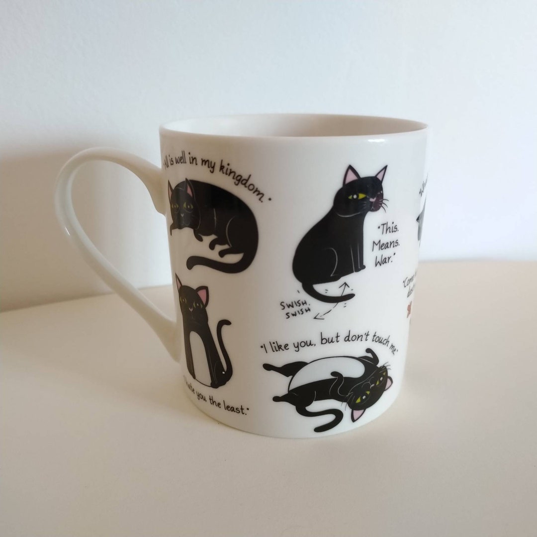 Cattitude Mug Ginger Fox Mug Friendship Gift Cat Mug Etsy