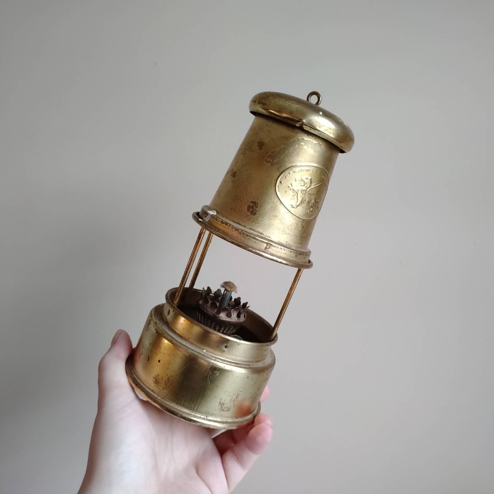 Oil Lanterns - Brass Mini Patio Hurricane 9
