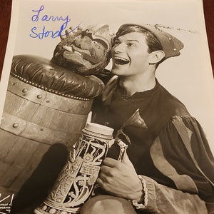 Larry Storch Estate Signed Original Early Performance Publicity Photo