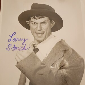 Larry Storch Estate Signed Original Early Performance Publicity Photo