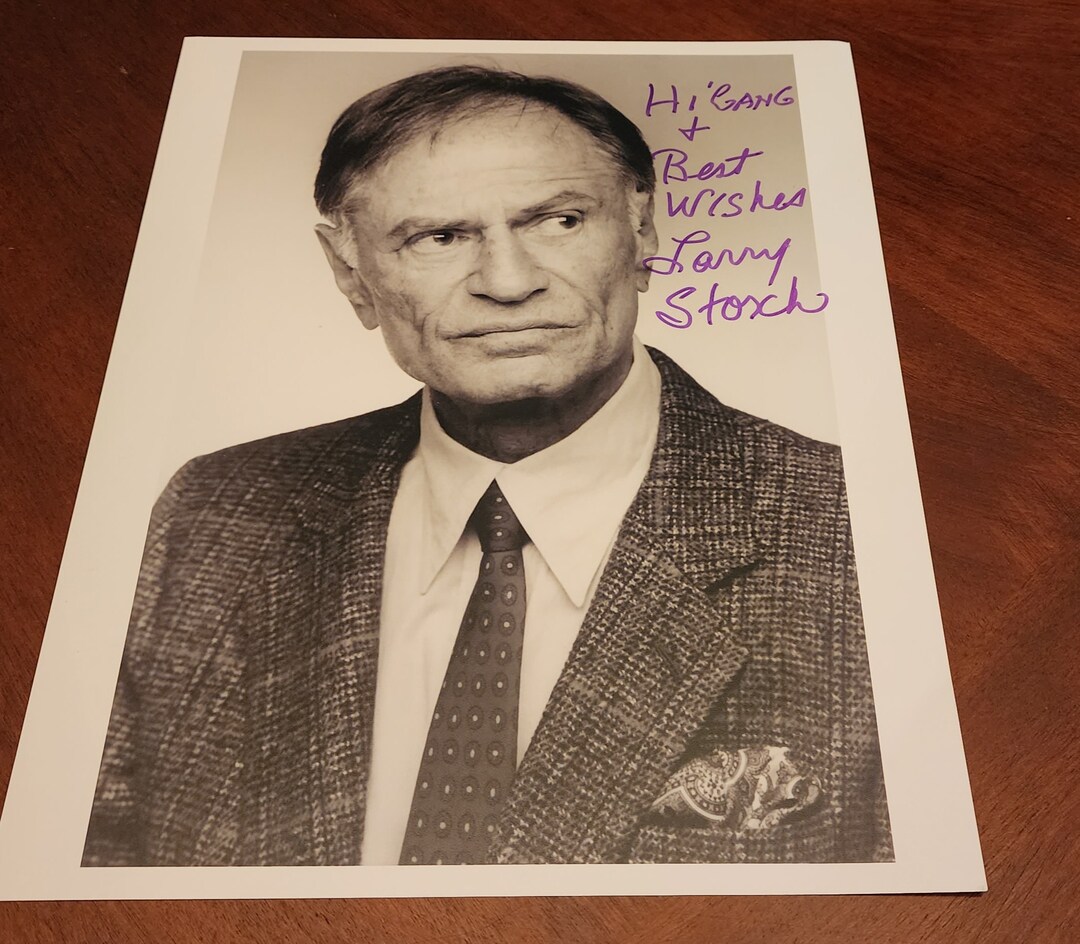 Larry Storch Estate Myspace Greeting Signed Photo - Etsy