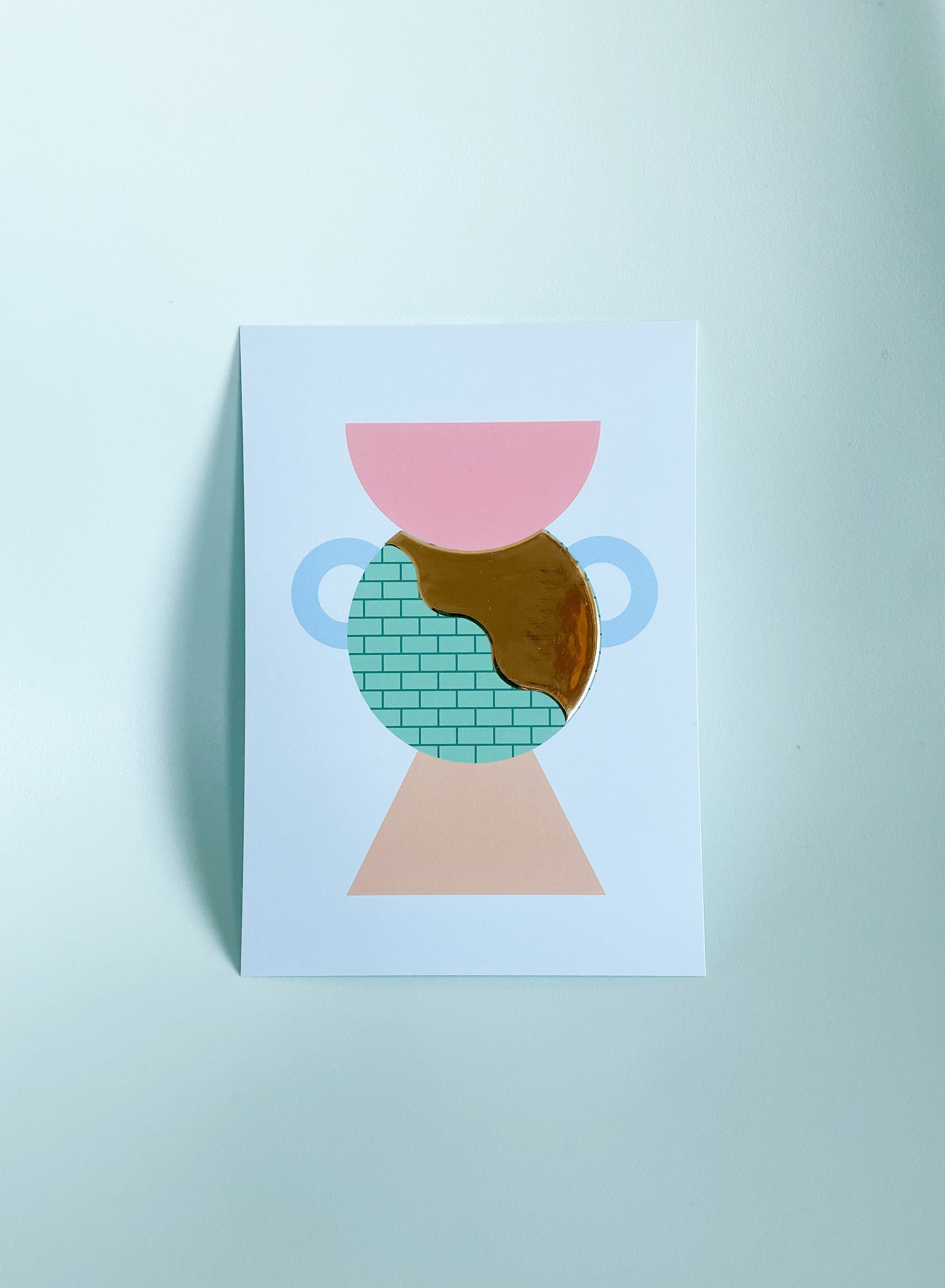 Amphore A5 Finition Vernis Soft Touch et Dorure à Chaud