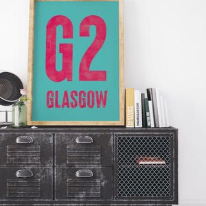 Affiche imprimée sans cadre avec code postal Choisissez votre palette de couleurs Cadeau de pendaison de crémaillère pour une nouvelle maison