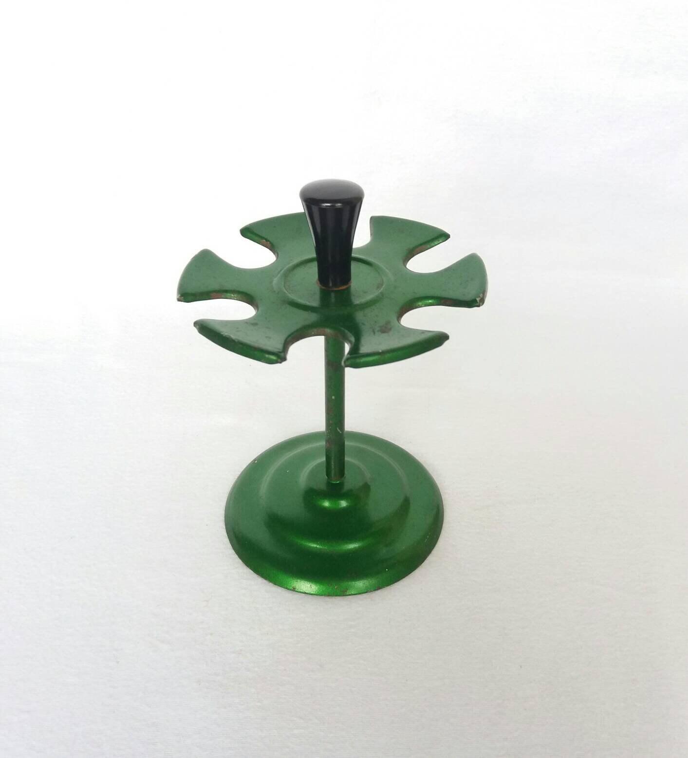 Timbre Administrif Art Déco Des Années 1920 Carrousel Holder Desk Office Organisateur Business Stamp