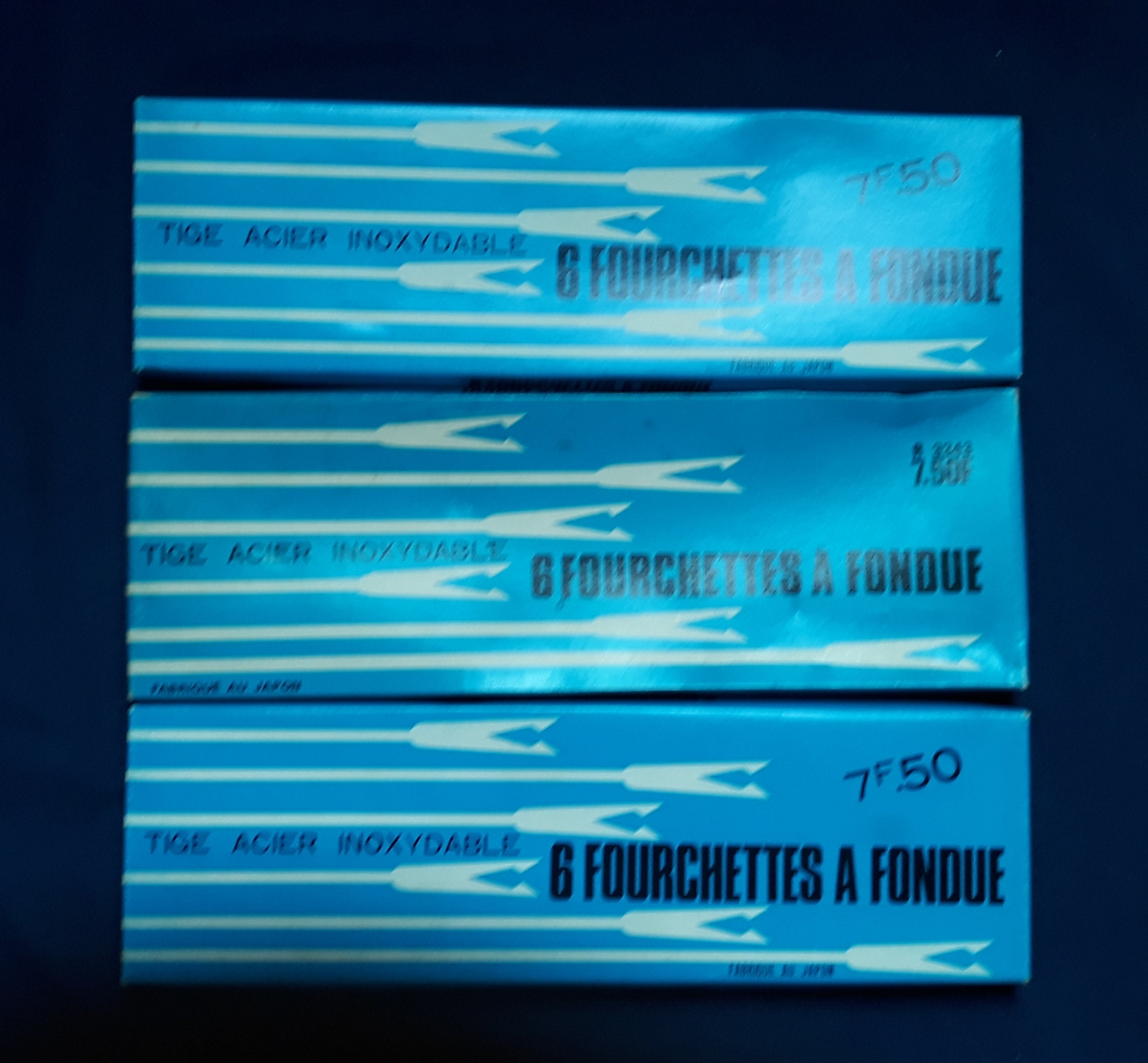 18 Vintage Fondue Forks Lot of 3 x sets 6 Unused Original Etsy