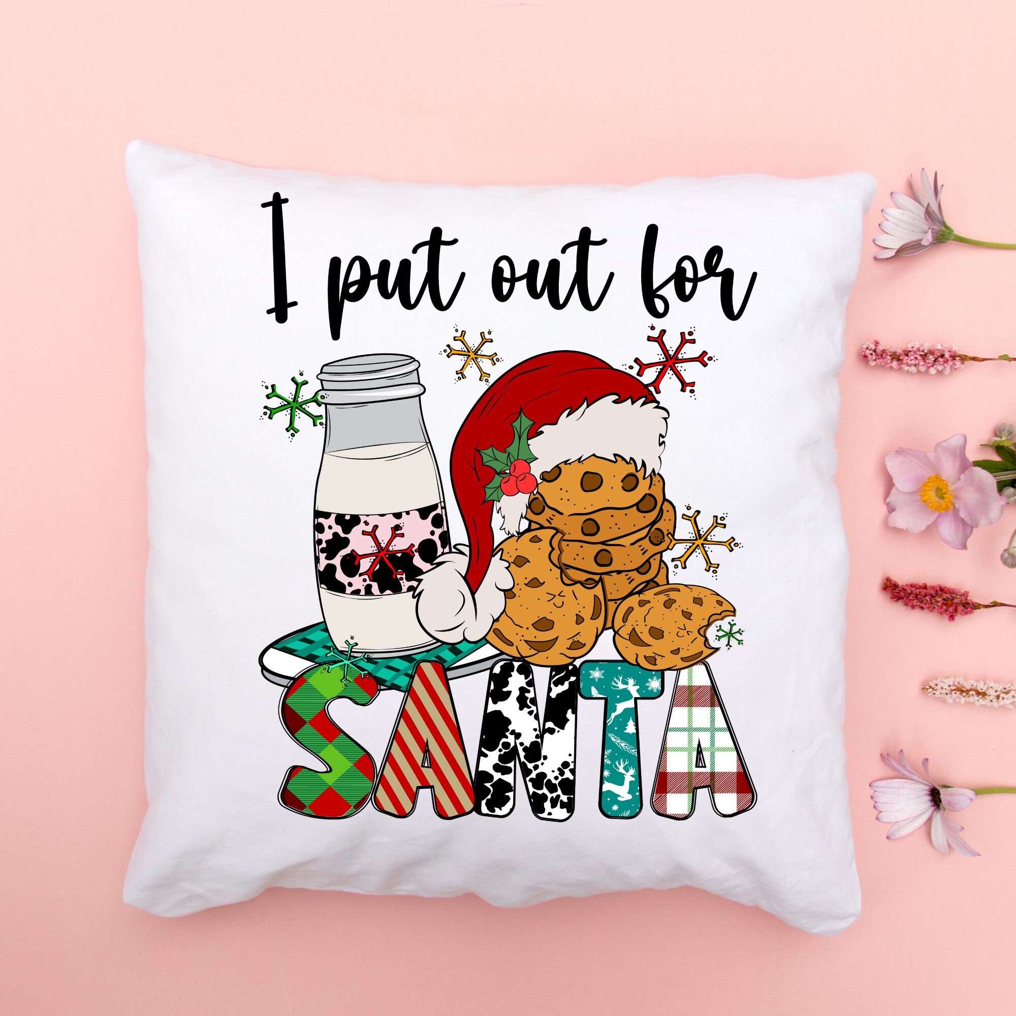 Xmas Put In I Put Out for Santa PNG Svg Sublimation Design | Christmas Watercolor ...