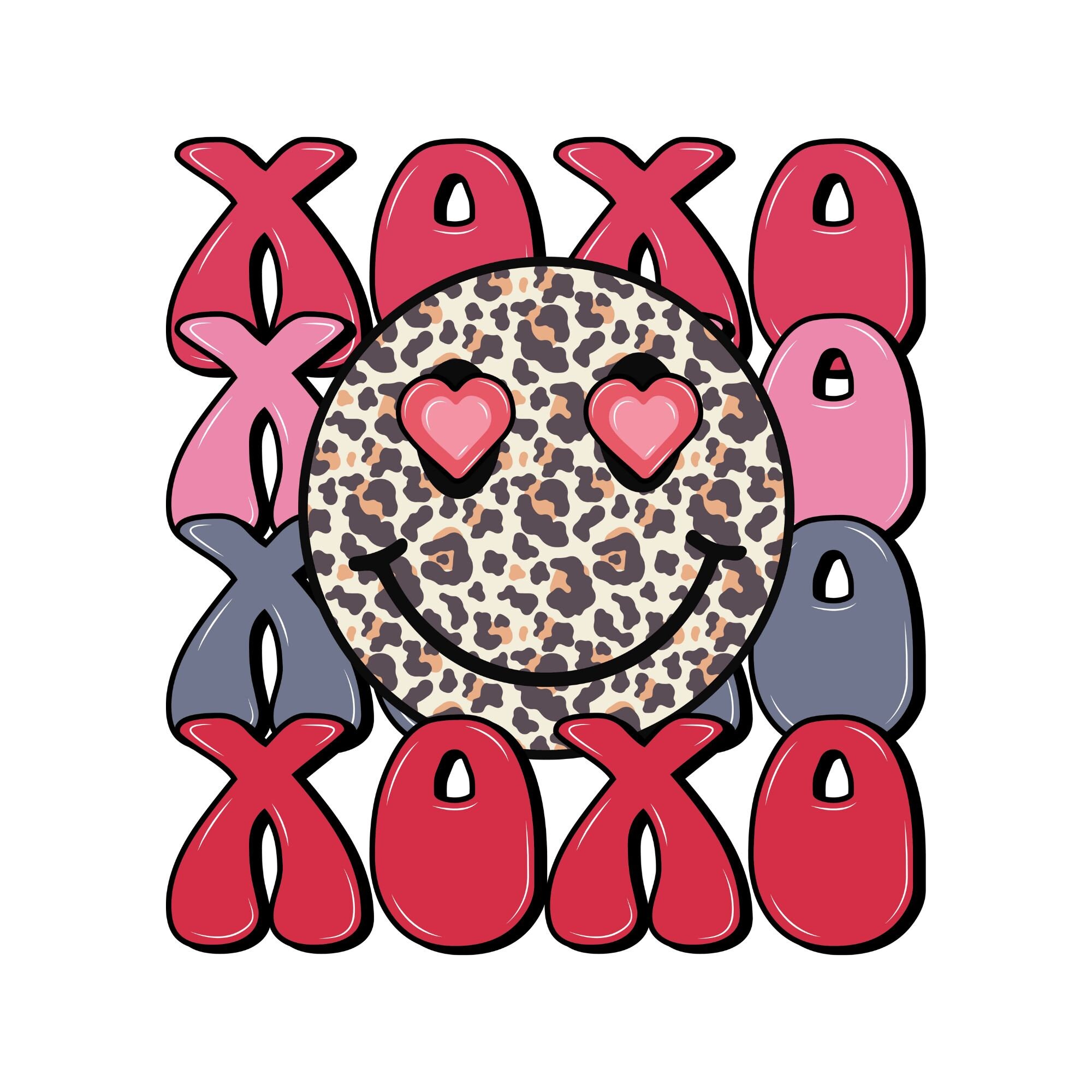 Love Happy Face SVG | Love Happy Face Png | Valentines Day Svg ...