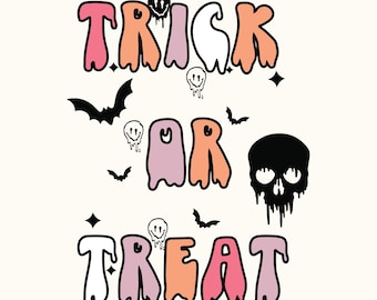Trick or Treat Png, Halloween PNG Design, Halloween Design, Pumpkin Png, Witch Png, Sublimation Designs Downloads, Halloween Png