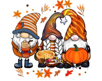 Herfst Kabouters Png Sublimatie Ontwerp, Herfst Png, Herfst Png, Pompoen Png, Thanksgiving Gnome Png, Herfst Bladeren Png, Herfst Kleur Png Downloads
