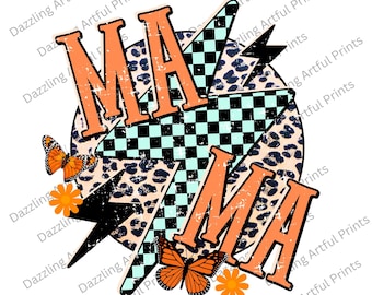 Rocker Mama PNG Sublimation Digital Design Download, edgy mama png, grunge mama png, summer mama png, hot mama png, retro mama png, mama png