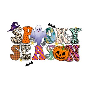 Spooky Season Png, Pumpkin Png, Happy Halloween Png, Spooky Png, Ghost, Western, Digital Download, Sublimation Design, Western png