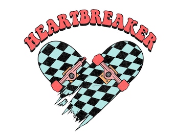 Heartbreaker PNG-Valentine’s Day Sublimation Digital Design Download-girl valentine png design, anti-Valentines day png, funny valentine png