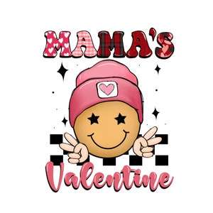 Mama’s Valentine PNG-Happy Valentines png,Valentines sublimation,Valentine png,mini png, kids valentine png,Retro Valentine png,Trendy