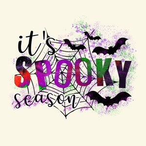 It&#39;s Spooky Season Png, Pumpkin Png, Happy Halloween Png, Spooky Png, Pink Spooky, Western, Digital Download, Sublimation Design Black Bats