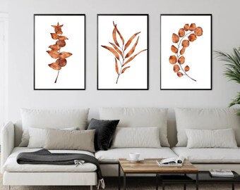Prints Set,Wall Art Set,Set of 3 Prints,Botanical Prints,Botanical Art,Wall Decor,Lavender,Farmhouse Decor,Digital Print,Printable Wall Art