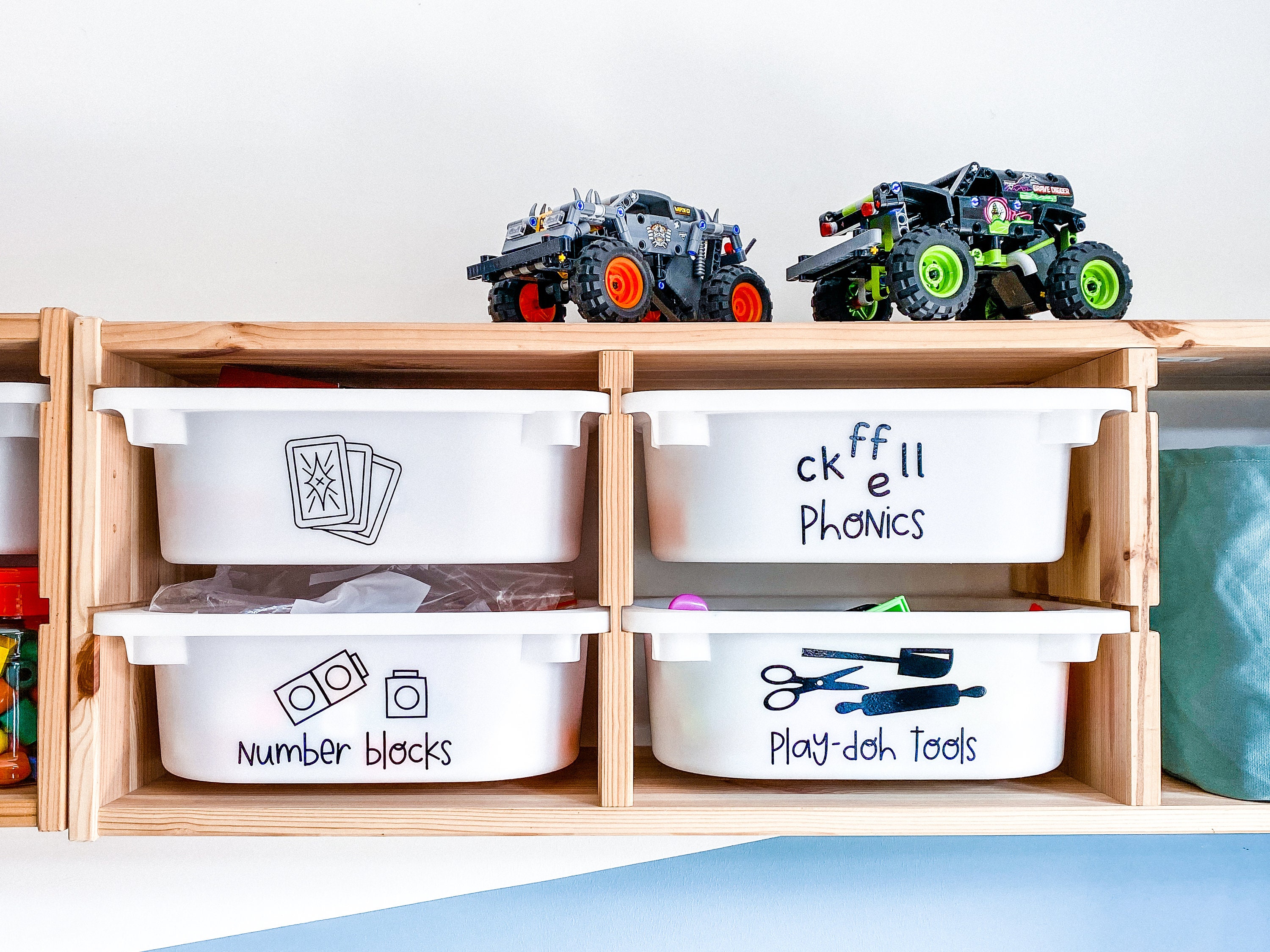 Ikea Trofast Storage Labels/wooden Label Discs/nursery Storage