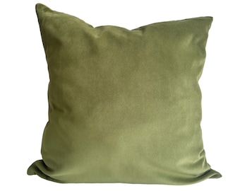 Benutzerdefinierte Größe Grünes Samt Kissenbezug, Sofa, Couch, Euro sham, Kissenbezug, Heimdeko, Dekokissen