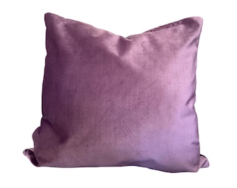 Plum Purple cotton velvet pillow cover,  woven plum cushion case for home decor, bedroom, living room all size.